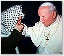 Arafat visita al Papa
