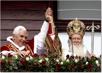 El Papa y el Patriarca de Constantinopla