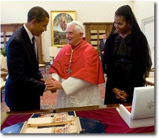 Obama con el Papa