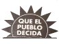 Que el pueblo decida