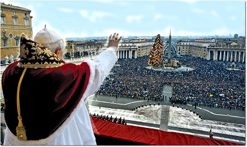 Bendicin del Papa en la Navidad