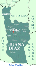Mapa de Juana Díaz