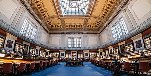 Interior de la Biblioteca Nacional de Espaa